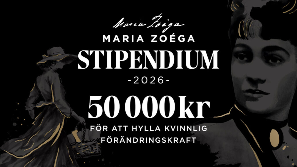 maria zoegas stipendium 2026