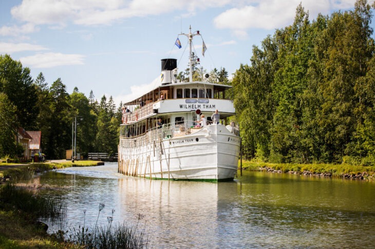 Wilhelm Tham i Göta Kanal