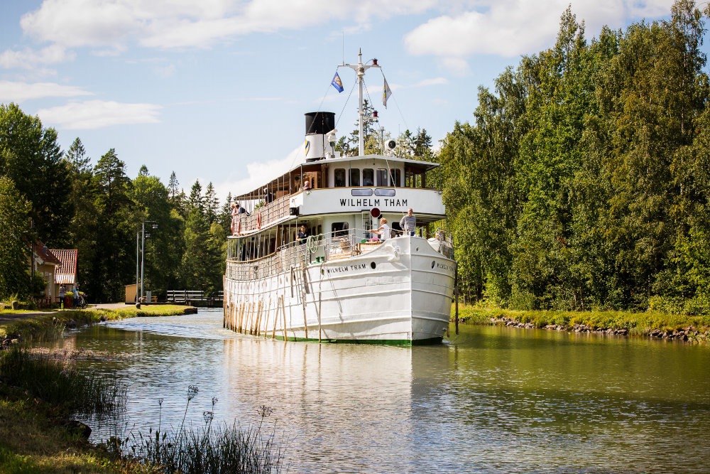 Wilhelm Tham i Göta Kanal