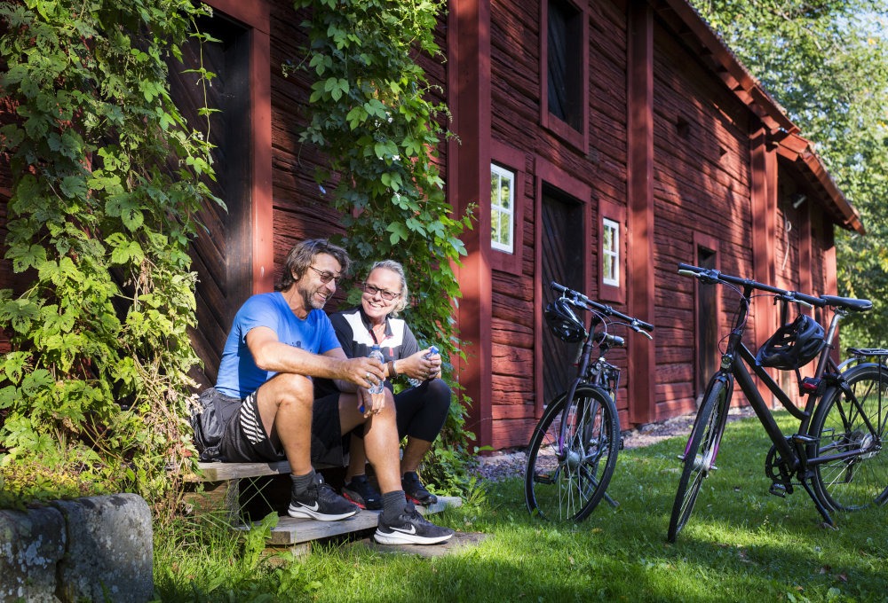 roger borgelid visitvarmland cykel borgvik knuttimmer paus